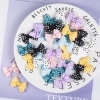 New resin accessory polka dot bow tie diy cream glue phone case patch bow tie hairpin accessory material Application Scenario